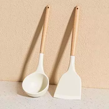 2 шт. термостойкие силиконовые кухонные принадлежности набор кухонных принадлежностей с антипригарным покрытием кухонные принадлежности инструменты для выпечки