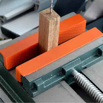 2 шт., тиски, накладки на тиски, защитные чехлы для деревообработки, металл, 4 дюйма, полотняное переплетение 4 Inch Plain Weave