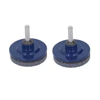 2 шт. точилка для лезвий газонокосилки из нержавеющей стали ABS аксессуары для сверл для сада и двора синий