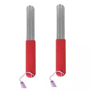 2 шт. точилка для рыболовных крючков алмазный шлифовальный камень портативный инструмент для заточки крючков двухсторонний напильник для заточки рыболовных крючков