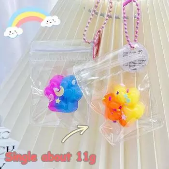 2 шт. Tpr кошачья лапка, медленно восстанавливающаяся игрушка, окрашивающая кошачью лапку, игрушка для снятия стресса, кулон, мультяшная кошачья лапка, украшение one size