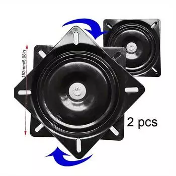 2 шт. Тяжелый барный стул с вращающейся пластиной, вращающееся основание стула с цельным кольцом шарикоподшипников, замена емкости