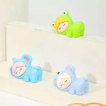 2 шт. Трехмерные милые мультяшные животные, спящие попки, куклы, сделай сам, крем, клей, украшения, аксессуары для брелоков, украшения