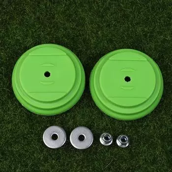 2 шт. триммеры для травы пластиковые крышки сменные лезвия триммера газонокосилки аксессуары для триммеров садовые электроинструменты зелёный