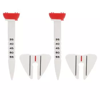 2 шт. Тройники для мячей Club Ball, регулируемые по высоте, уменьшают трение, увеличивают расстояние и сохраняют однородность пластика