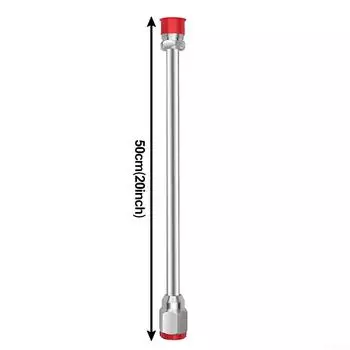 2 шт. трубки из алюминиевого сплава, противоскользящая насадка с пазом, удлинитель 50cm(20inch)