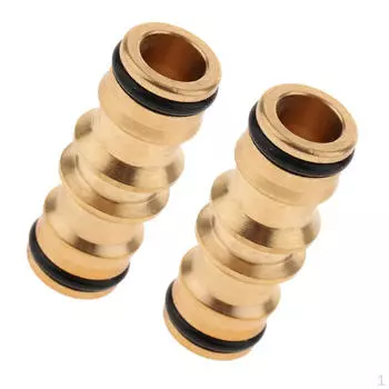 2 шт., твердый латунный соединитель для шланга с разъемом 1/2