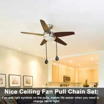 2 шт. удлинитель цепи для потолочного вентилятора, прочный сплав, декоративные тяги для освещения, удлинитель цепи с бисером и соединителем, подвеска в форме капли серебряный