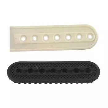 2 шт., удлинитель для бейсболки, силиконовый ремешок для регулировки размера кепки, 7 отверстий, пряжка-застежка, сменные аксессуары для удлинителя кепки черный белый