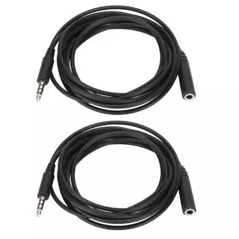 2 шт. удлинитель для наушников 3,5 мм AUX Male to Female удлинитель для наушников для дома и улицы