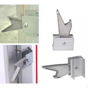 2 шт., удлинительные замки для лестниц, комплект замков для ступеней, противоскользящие, заменяются детали, легко устанавливаются, универсальны