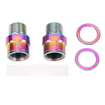 2 шт. удлинитель педали велосипеда из сплава титана удлиняющий вал педали велосипеда удлиняющий вал 16 мм