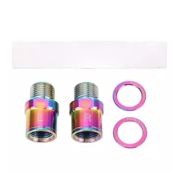 2 шт. удлинитель педали велосипеда с проставками 20 мм 0,79 дюйма цветной удлинительный вал педали велосипеда из титанового сплава для M