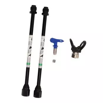 2 шт. удлинитель распылителя G7/8 14 из нержавеющей стали, удлинитель наконечника распылителя, замена для дома чёрный