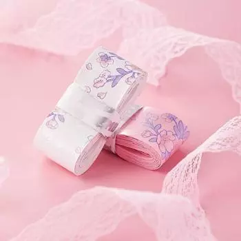 2 шт. удобная цветочная теннисная лента для захвата теннисная нескользящая резиновая лента для захвата удочка розовый