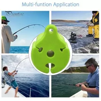 2 шт. удочка, силиконовый фиксированный шарик с отверстиями 2/6/11 мм, многоразовый зажим для удочки, держатель для ремешка, крепежные инструменты, аксессуары для рыбалки нахлыстом чёрный