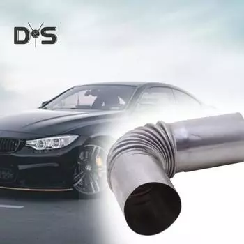 2 шт., угловой соединитель выхлопной трубы из нержавеющей стали, автомобильный обогреватель, выхлопной шланг с 4 крепежными зажимами, вспомогательный нагреватель, аксессуары для выхлопной трубы серебряный