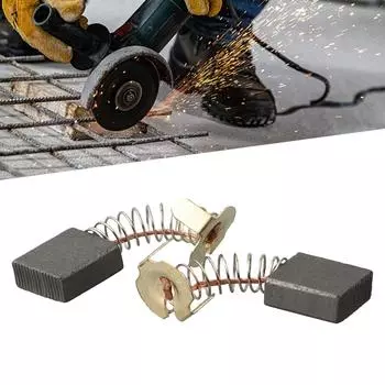 2 шт. угольные щетки для электродвигателей 18 мм x 17 x 7 мм запасная часть