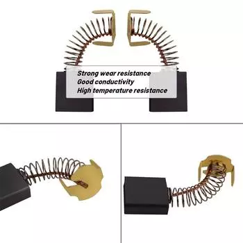 2 шт. Угольные щетки двигателя 529839001 Совместимы с бетонорезной машиной Husqvarna DMS 240