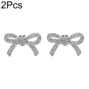 2 шт. украшения для обуви модные на высоком каблуке свадебные цинковый сплав съемные женские клипсы для обуви блестящие пряжки стразы