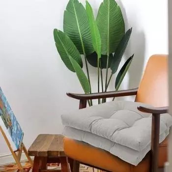 2 шт. уличные подушки для стульев, водонепроницаемые U-образные мягкие подушки для сидений, толстый хлопковый наполнитель, легко чистящаяся подушка для патио для декора гостиной бежевый