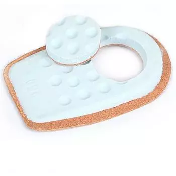 2 шт. унисекс мягкая стелька поддержка пятки подъемная вставка для обуви подушечка высота стопы