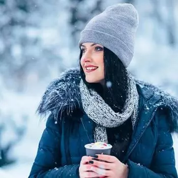 2 шт. унисекс зимняя шапка 2 цвета без полей однотонный купол высокий серый/чёрный