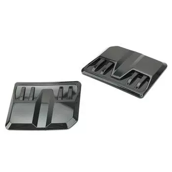 2 шт. Универсальная накладка-воздухозаборник на капот автомобиля, внешняя, решетка воздухозаборника, накладка