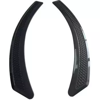 2 шт. Универсальная наклейка на вентиляционное отверстие автомобиля, защита от царапин, накладка на царапины колеса, автомобильные аксессуары Smooth Edge