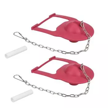 2 шт. универсальная сменная заслонка для унитаза, высокопроизводительная резиновая заслонка для большинства стандартных бачков унитаза