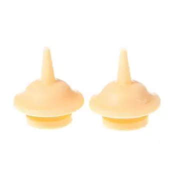 2 шт. универсальная соска для кормления домашних животных, мини силиконовая соска для кормления новорожденных котят, щенков, кроликов, соски для маленьких животных