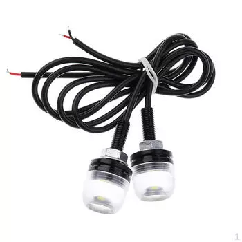 2 шт. универсальная светодиодная лампа дальнего света 630 3SMD Red