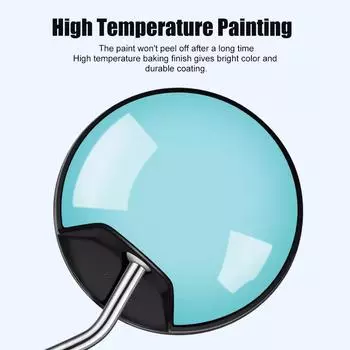 2 шт. универсальное зеркало заднего вида для мотоцикла, вращающееся на 360 градусов, регулируемое зеркало бокового вида для мотоцикла, электроскутера чёрный