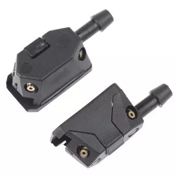 2 шт. универсальные автомобильные насадки для омывателя ветрового стекла, лезвия стеклоочистителя, распылители воды 8 мм 9 мм