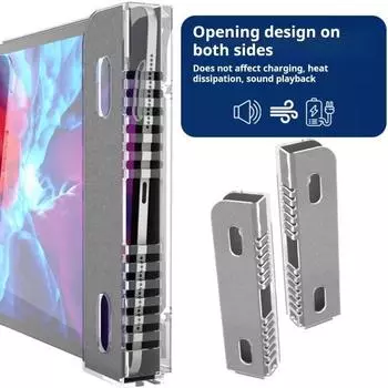 2 шт. Универсальные настенные кронштейны для планшетов, прочные, выдерживающие нагрузку, простые в установке, многофункциональные универсальные держатели для планшетов и ноутбуков прозрачный