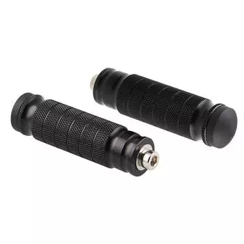 2 шт. универсальные задние подножки для мотоцикла с ЧПУ, подножки, подножки, педали M8 6063, алюминиевый ремонт, прочный, 102X26X26 мм CHINA