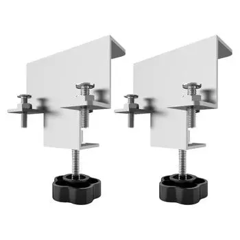 2 шт. универсальных зажимов для шкафов из нержавеющей стали, прочные зажимы для панелей ящиков чёрный