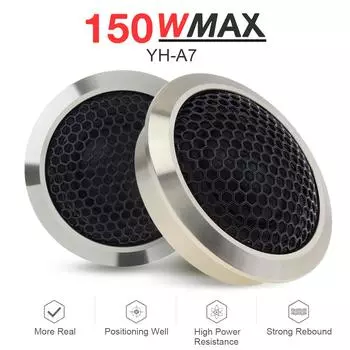 2 шт. универсальный автомобильный мини-купольный твитер, автомобильный динамик, высокоэффективный громкоговоритель, громкий динамик, аудиозвук, автомобильный твитер для автомобилей DIY 2PCS