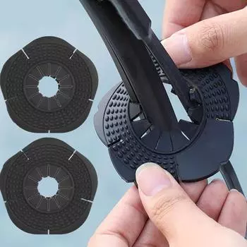 2 шт. Универсальный автомобильный пылезащитный чехол для стеклоочистителя лобового стекла, защитный рукав от падающих листьев и мусора, крышка нижнего отверстия для стеклоочистителя лобового стекла чёрный