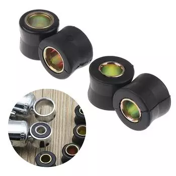 2 шт. Универсальный мотоцикл 10 мм 12 мм задний амортизатор втулка буфер резиновое кольцо втулка фиксированное кольцо задняя втулка скутер