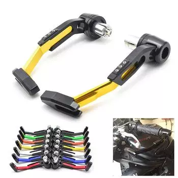 2 шт. универсальный мотоцикл модифицированный защитный стержень для тормозов с ЧПУ защита рук от падения 22 мм золотой