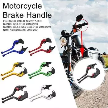 2 шт. Универсальный мотоциклетный рычаг тормоза сцепления с ЧПУ из алюминиевого сплава для YAMAHA Honda Suzuki Kawasaki Motor Accessories синий