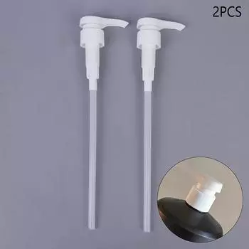 2 шт. Универсальный насос для шампуня/кондиционера для бутылки, 1 л/33,8 унции. Универсальная пластиковая головка насоса белый