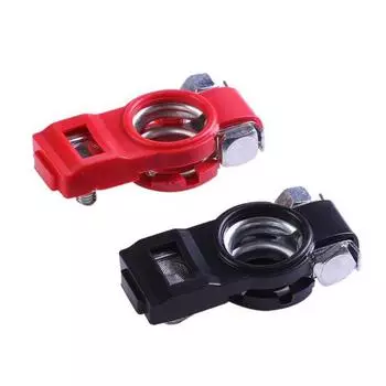 2 шт. универсальный отрицательный положительный автомобильный аккумуляторный кабель клемма верхний зажим консервант прочный для автомобилей и грузовиков аксессуары