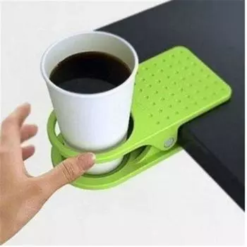 2 шт. универсальный зажим для настольного держателя для кружек многофункциональный настольный держатель для кружек офис 2Pcs Random Color