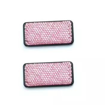 2 шт. Универсальный зажим для ремня безопасности автомобиля, пряжка для ремня безопасности автомобиля, стильный розовый автомобильный аксессуар для женщин, дропшиппинг чёрный