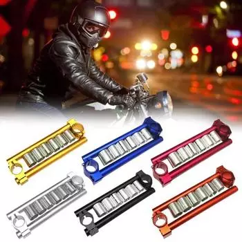 2 шт. Универсальный зажим для руля мотоцикла с ЧПУ 26 мм 30 мм 31 мм на ручке вилки серебряный