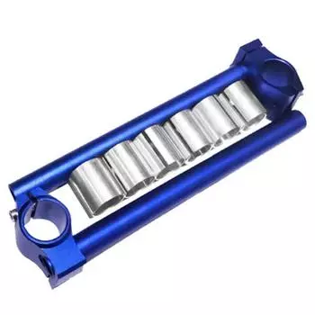 2 шт. Универсальный зажим для руля мотоцикла с ЧПУ 26 мм 30 мм 31 мм на ручке вилки красный