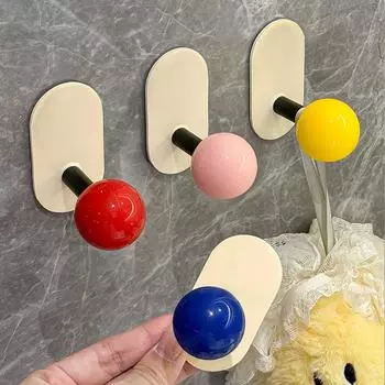 2 шт./упак. домашняя одежда многоцелевые ванная комната кухня декоративные аксессуары DIY металлический крючок синий/розовый