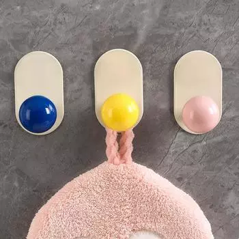 2 шт./упак. домашняя одежда многоцелевые ванная комната кухня декоративные аксессуары DIY металлический крючок жёлтый/розовый